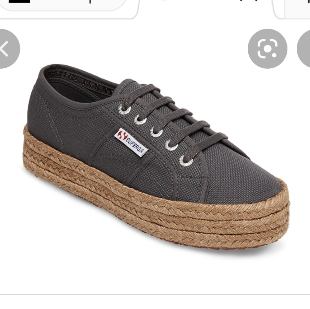 Superga platform espadrille sneakers‎